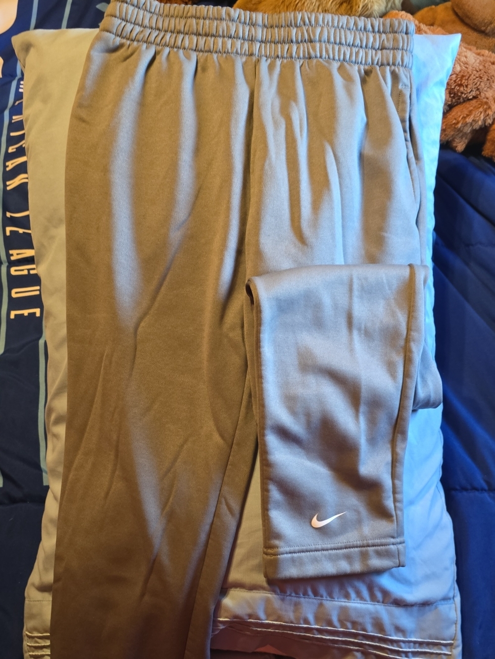 Nike Kids Gray Dri-FIT Athletic Pants